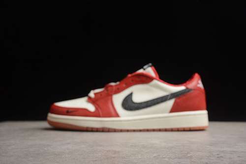 【320】[CZ0790-147]-[AIR JORDAN 1 LOW UNC RED/WHITE/BLACK]-[WOMAN:36-39]-[MAN:40-46]