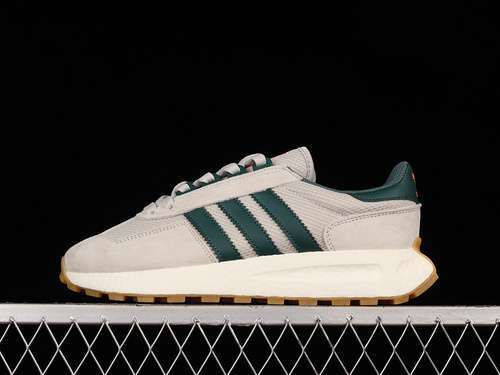 【300】[HP7848]-[RETROPY E5 SHOES CLOUD WHITE/LIGHT GREY/DARK GREEN]-[WOMAN:36-39]-[MAN:40-45]