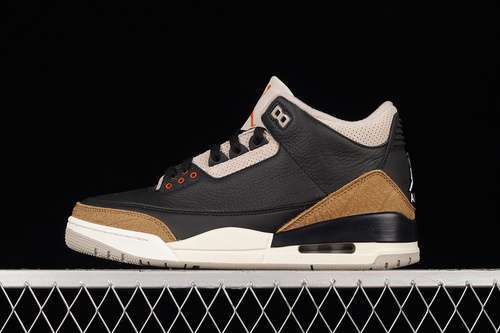 【550】[CT8532-008]-[AIR JORDAN 3 RETRO DESERT ELEPHANT BLACK/RUSH ORANGE-FOSSIL STONE]-[MAN:40-47.5]