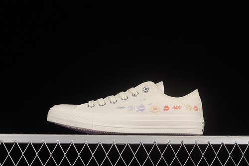【220】[A01595C]-[CHUCK TAYLOR ALL STAR LOW 70S EGRET/MULTI-COLOR/BLACK]-[WOMAN:35-40]