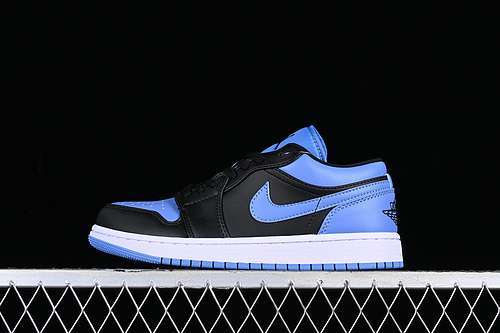 【260】[553558-041]-[AIR JORDAN 1 LOW AJ1 BLACK/BLUE]-[WOMAN:36-39]-[MAN:40-46]