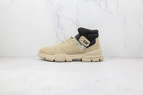 【360】[CAT HIKING BOOTS BEIGE/BEIGE/BLACK]-[MAN:39-44]
