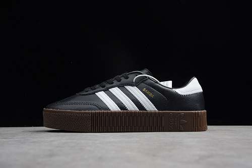 [B28156]-[SAMBAROSE LEATHER CORE BLACK WHITE GUM 5]-[WOMANl36-39 1/3]-[MAN:40-44]-[OG00116]