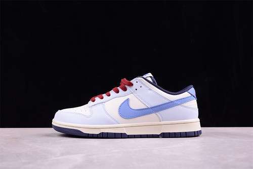 【300】[FV8113-141]-[DUNK LOW SB RETRO PALE VANILLA/PHOTO BLUE/GYM RED/SEA GLASS/MIDNIGHT NAVY]