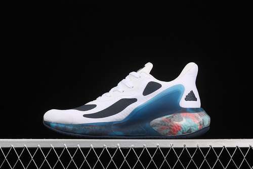 【280】[CG3717]-[ALPHABOUNCE BEYOND CLOUD WHITE/BLUE/CORE BLACK]-[MAN:39-45]