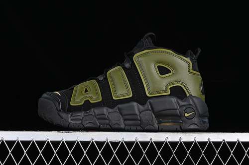 【350】[FN6976-100]-[AIR MORE UPTEMPO 96 QS BLACK/GREEN]-[WOMAN:36-39]-[MAN:40-46]