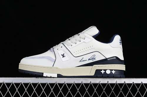 【630】[TRAINER WHITE/BLACK/GREY/BLUE]-[MAN:38-45]
