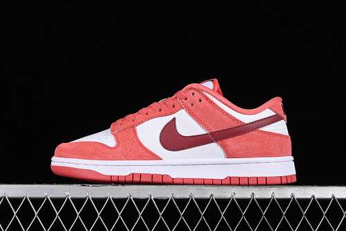 【270】[FQ7056-100]-[DUNK LOW VALENTINE S DAY 2024 WHITE/TEAM RED/ADOBE/DRAGON RED]-[UNSIZE:35.5-44]
