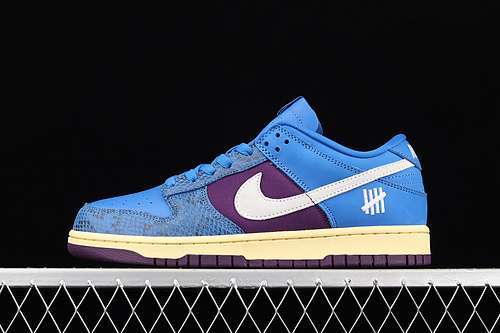 【380】[DH6508-400 ]-[DUNK LOW UNDEFEATED 5 ON IT DUNK VS. AF1 SIGNAL BLUE WHITE ]-[UNISEX:36-47.5]