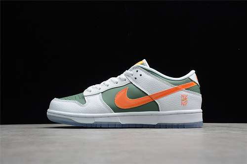 【320】[DN2489-300]-[SB DUNK LOW NY VS NY WHITE/GREEN/ORANGE]-[WOMAN:36-39]-[MAN:40-47]