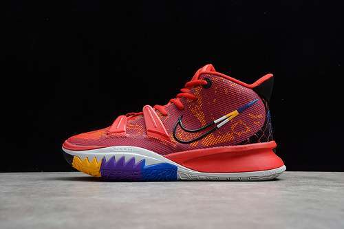 【320】[DC0588-600]-[KYRIE 7 PRE-HEAT ICONS OF SPORT RED/MULTI-COLOR]-[MAN:40-46]