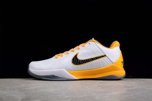 【370】[386430-104]-[ZOOM KOBE 5 CHAOS SUMMITE WHITE/BLACK/YELLOW]-[MAN:40-46]