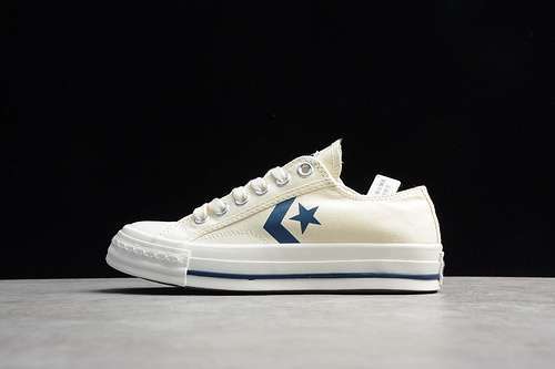【240】[1CL098]-[ONE STAR SHOES WHITE/NAVY BLUE]-[WOMAN:35-39]-[MAN:40-44]