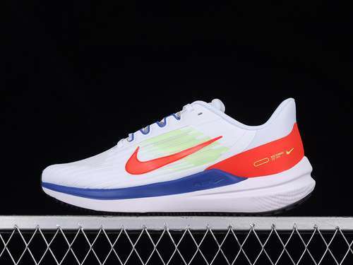 【280】[DX3355-100]-[AIR WINFLO 9 WHITE/BRIGHT CRIMSON/RACER BLUE/VOLT/BLACK]-[MAN:39-45]