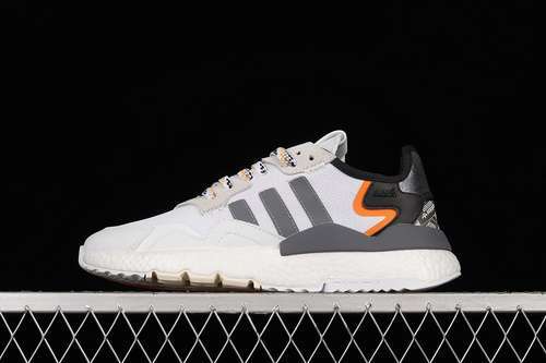 【280】[FW6713]-[NITE JOGGER BOOST SHOES COOL GREY/CLOUD WHITE/CORE BLACK]-[WOMAN:36-39]-[MAN:40-45]