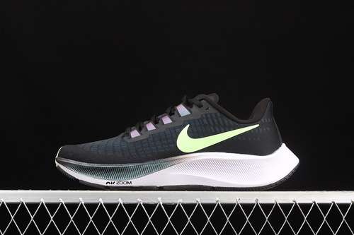 【270】[BQ9646-001]-[AIR ZOOM PEGASUS 37 BLACK/VALERIAN BLUE/SPRUCE AURA/GHOST GREEN]-[UNISEX:36-45]