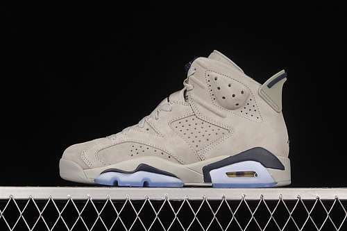 【500】[CT8529-012]-[AIR JORDAN 6 RETRO GEORGETOWN GREY/MAGNET/COLLEGE NAVY]-[MAN:40-47.5]