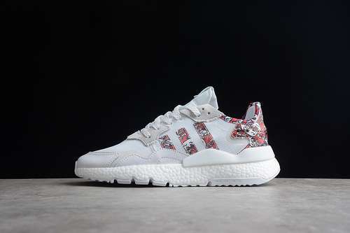 【270】[FW6696]-[NITE JOGGER BOOST SHOES CLOUD WHITE/RED/GREY]-[WOMAN:36-39]-[MAN:40-45]