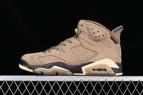 【480】[FD1643-300]-[AIR JORDAN 6 GORE-TEX BROWN KELP BROWN/BLACK]-[MAN:40-47.5]