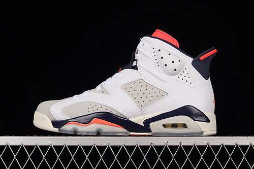 【490】[384664-104]-[AIR JORDAN 6 RETRO TINKER WHITE/INFRARED 23-NEUTRAL GREY-WHITE-SAIL]