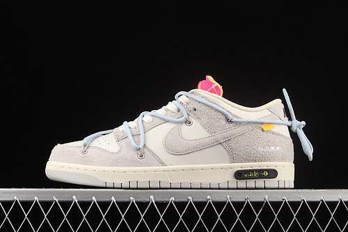 【450】[DJ0950-113]-[OW X SB DUNK LOW LOT 38 OF 50 SAIL/NEUTRAL GREY/PSYCHIC BLUE]-[UNISEX:36-47.5]