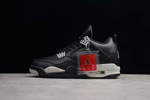 [84-82-93]-[314254-003]-[AIR JORDAN 4 RETRO LS OREO BLACK/TECH GREY-BLACK]-[MAN:40-46]