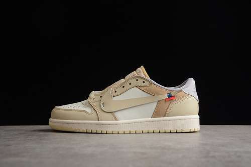 【320】[CZ0790-102]-[AIR JORDAN 1 LOW OG LIGHT KHAKI/WHITE/OFF WHITE]-[WOMAN:36-39]-[MAN:40-46]