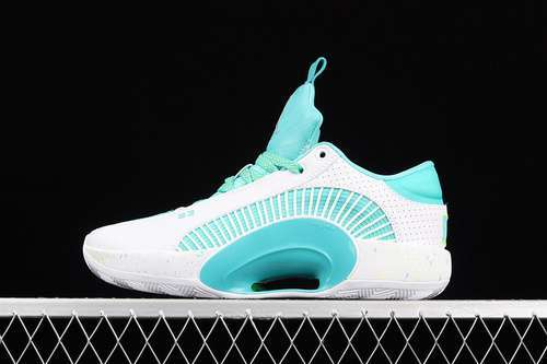 【340】[DJ2994-100]-[GUO AILUN X AIR JORDAN 35 LOW PF JADE WHITE/WHITE/LIGHT BLUE]-[MAN:40-46]