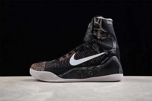 【340】[641714-001]-[KOBE 9 ELITE XDR MASTERPIECE BLACK/METALLIC SILVER/VOLT/BRIGHT CRIMSON]-[40-46]