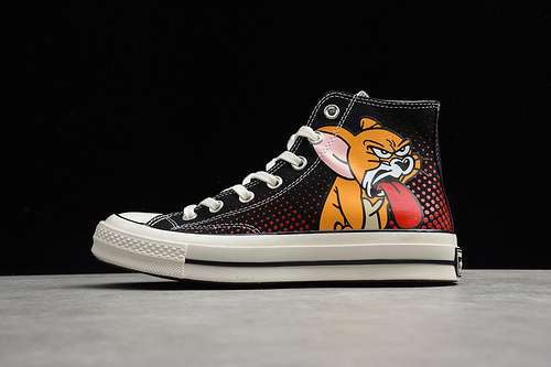 【260】[165635C]-[TOM AND JERRY CHUCK TAYLOR 70S ALL STAR LOW TOP BLACK/WHITE]-[UNISEX:35-44]