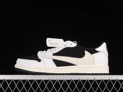【340】[DM7866-180]-[TRAVIS SCOTT X AIR JORDAN 1 LOW OG WHITE/BLACK/BLACK]-[WOMAN:36-39]-[MAN:40-45]