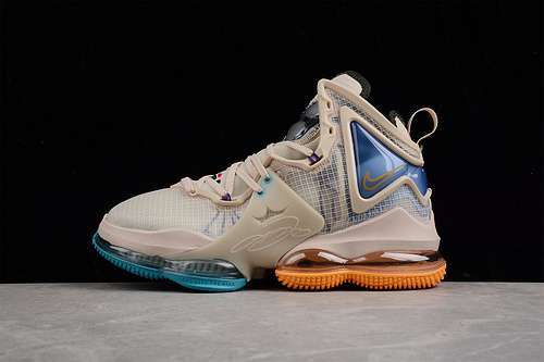 【380】[DC9341-200]-[LEBRON 19 PEARL WHITE/UNIVERSITY GOLD]-[MAN:39-46]