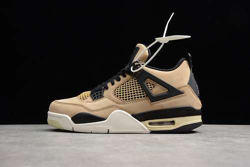 [AQ9129-200]-[GET AIR JORDAN 4 RETRO FOSSIL MUSHROM/BLACK-FOSSIL-PALE IVORY]