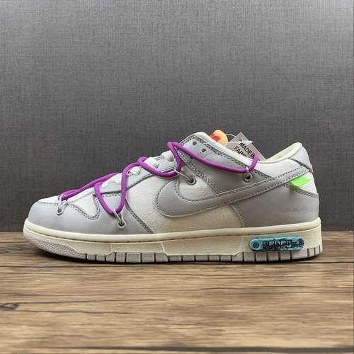 【450】[DM1602-101]-[OW X SB DUNK LOW LOT 45 OF 50 SAIL/NEUTRAL GREY/MAGENTA]-[UNSIEX:36-47.5]