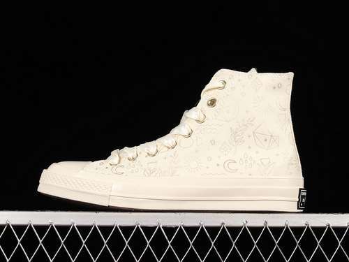 【250】[A02207C]-[CHUCK TAYLOR ALLSTAR 70S HIGH GOLDEN ELEMENTS EGRET/LIGHT GOLD/BLACK]-[UNISEX:35-44]