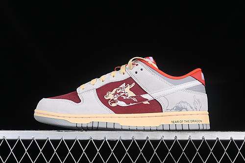 【360】[FJ5429-133]-[DUNK LOW SB YEAR OF THE DRAGON GREY/YELLOW/RED]-[WOMAN:36-39]-[MAN:40-46]