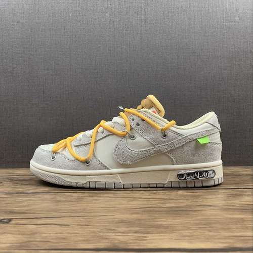 【530】[DJ0950-109]-[OW X SB DUNK LOW LOT 39 OF 50 SAIL/NEUTRAL GREY/AMARILLO]-[UNISEX:36-47.5]