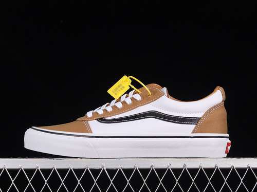 【220】[VN0A36EMLBR]-[WARD LOW CASUAL SHOES BROWN/WHITE/BLACK]-[WOMAN:35-39]-[MAN:40-44]