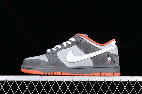 【400】[304292-011]-[JEFF STAPLE X DUNK LOW PRO SB PIGEON MEDIUM GREY/WHITE-DARK GREY]-[MAN:40-47.5]