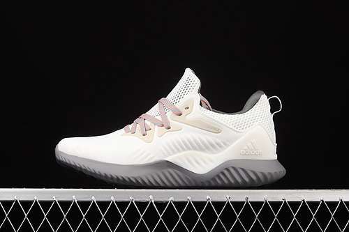 【280】[B89103]-[ALPHABOUNCE BEYOND SHOES CLOUD WHITE/PINK/GREY]-[MAN:39-45]