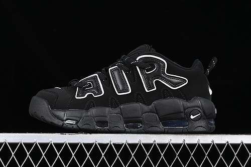【340】[FB1299-001]-[AMBUSH AIR MORE UPTEMPO LOW WHITE/BLACK]-[WOMAN:36-39]-[MAN:40-47.5]