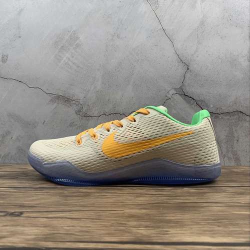 【340】[856852-282]-[KOBE 11 PEACH JAM PEARL WHITE/ATOMIC ORANGE-LIME GREEN]-[MAN:40-46]
