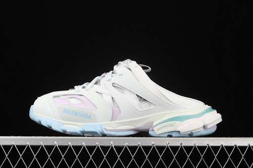 【530】[W3AC49045]-[BA*LEN*CIAGA TRACK MULE WHITE/WHITE/BLUE]-[WOMAN:35-39]-[MAN:40-46]