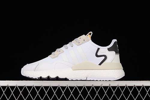 【280】[EE6255]-[NITE JOGGER CLOUD WHITE/CLOUD WHITE/CRYSTAL WHITE]-[WOMAN:36-39]-[MAN:40-45]