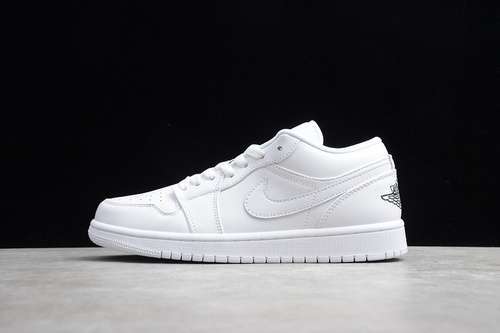 [553560-101]-[GZ AIR JORDAN 1 LOW GS WHITE/BLACK]-[WOMAN:36-39]-[MAN:40-47]