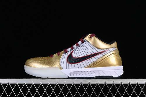 【430】[FQ3544-100]-[UNDEFEATED X ZOOM KOBE IV ZK4 WHITE/DARK OBSIDIAN/VARSITY RED/METALLIC GOLD]
