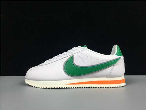 [64-62-71]-[CJ6106-100]-[CLASSIC CORTEZ STRANGER THINGS HAWKINS HIGH SCHOOL WHITE/GREEN]