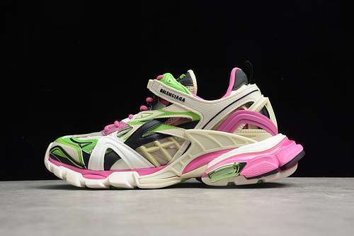 【750】[570391-W2GN3]-[BA*LEN*CIAGA TRACK 2.0 WHITE/PINK/GREEN]-[WOMAN:35-39]-[MAN:40-45]