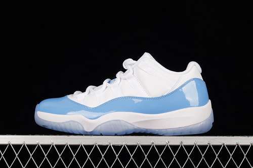 【420】[528895-106]-[AIR JORDAN 11 RETRO LOW UNC WHITE/WHITE/UNIVERSITY BLUE]-[MAN:40-47.5]