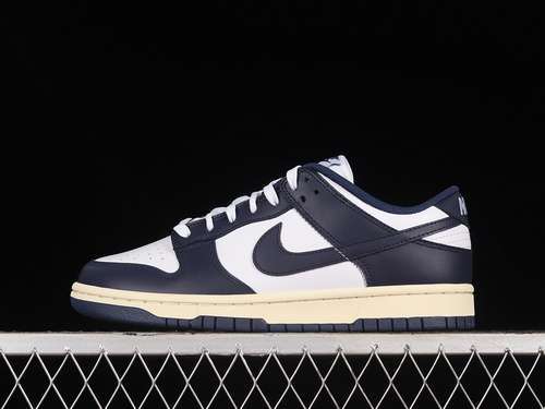 【400】[DD1503-115]-[DUNK LOW VINTAGE NAVY WHITE/MIDNIGHT NAVY]-[WOMAN:36-39]-[MAN:40-47.5]